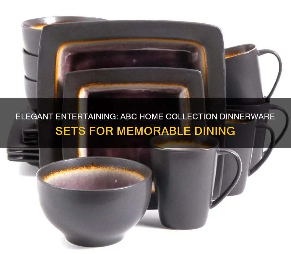 abc home collection dinnerware sets