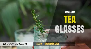 Chic Acrylic Iced Tea Glasses for Stylish Summer Sips