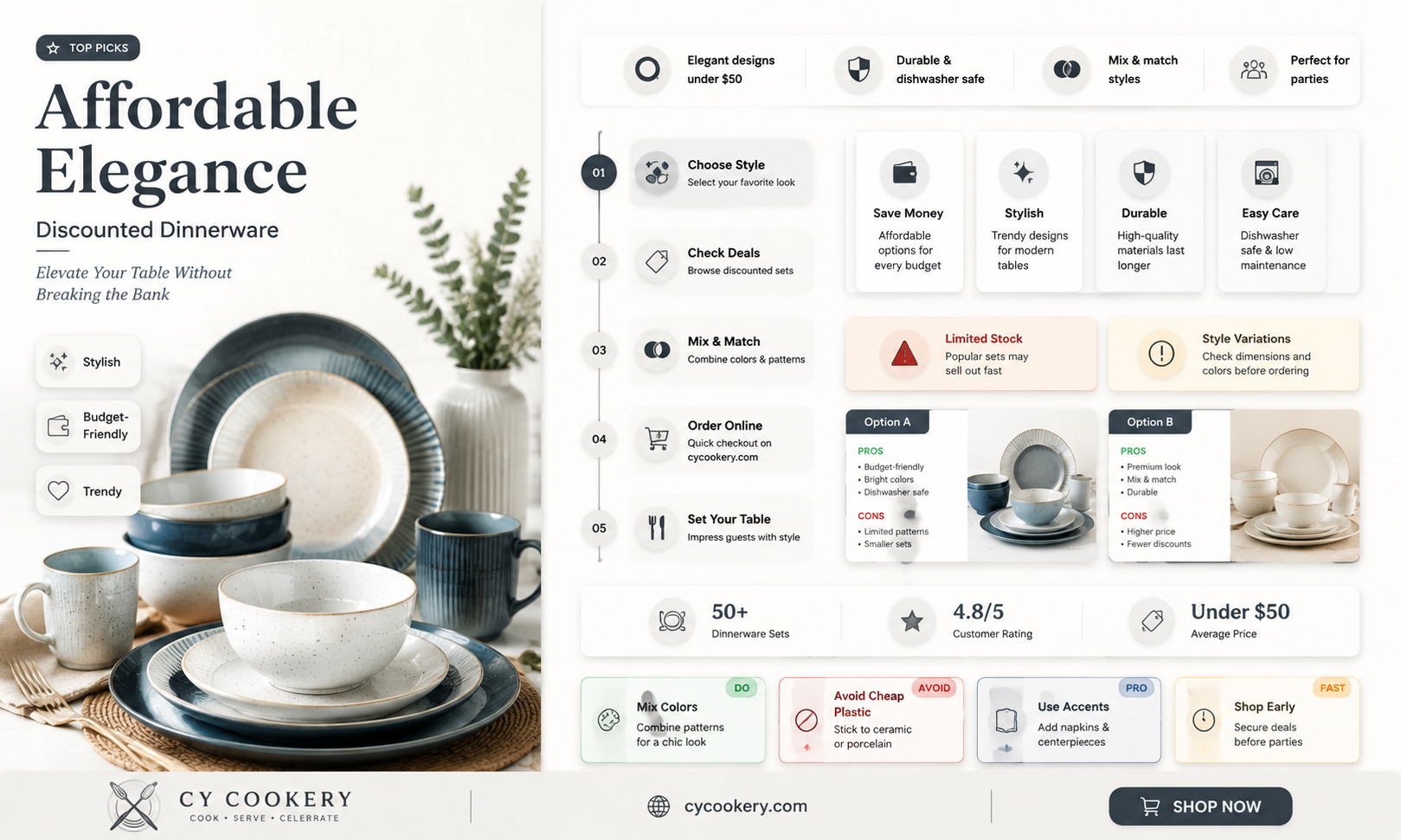 6 place setting dinnerware discount