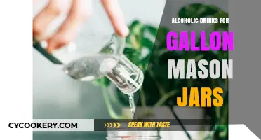 Creative Cocktail Recipes: Crafting Delicious Alcoholic Drinks in Gallon Mason Jars