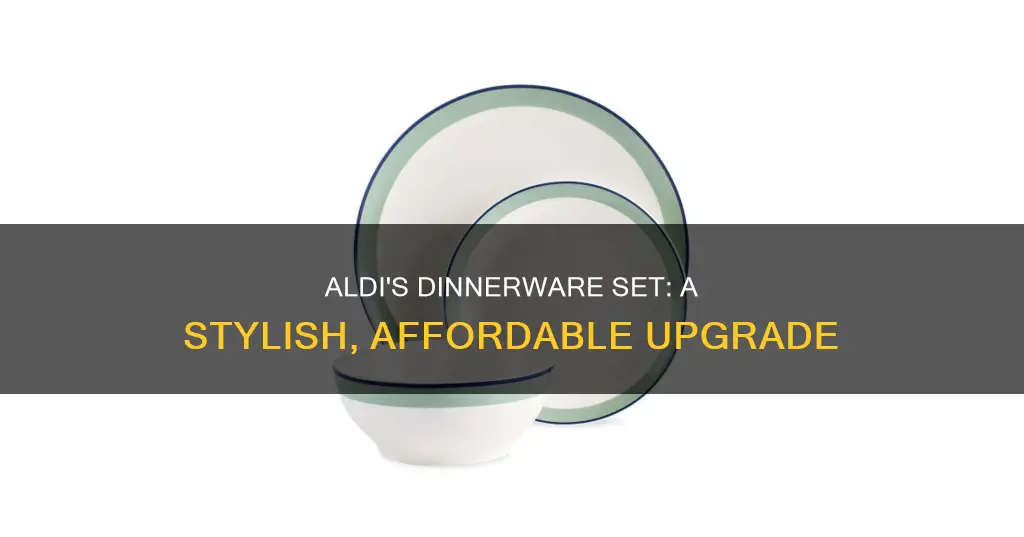 aldi dinnerware set