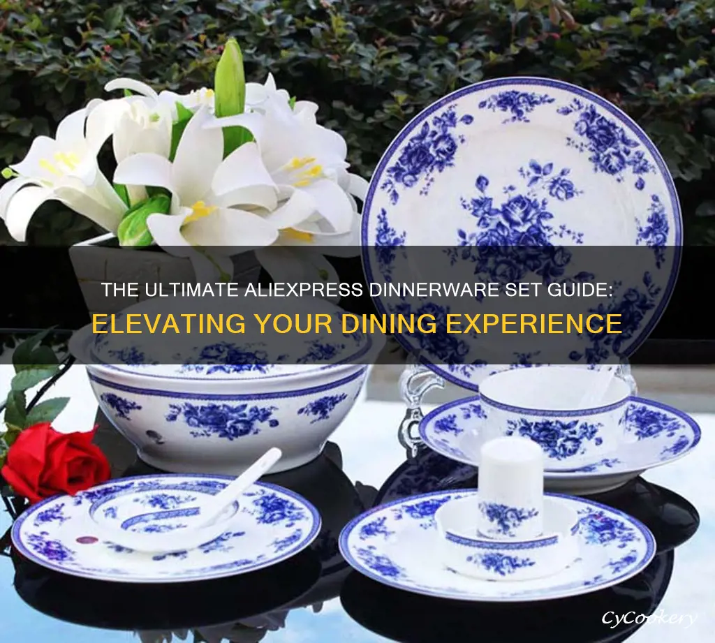 aliexpress dinnerware set