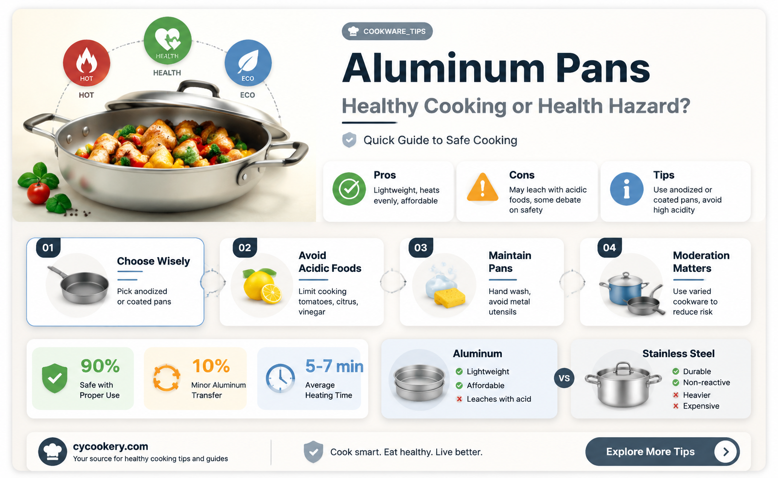 are aluminum pans bad flr you