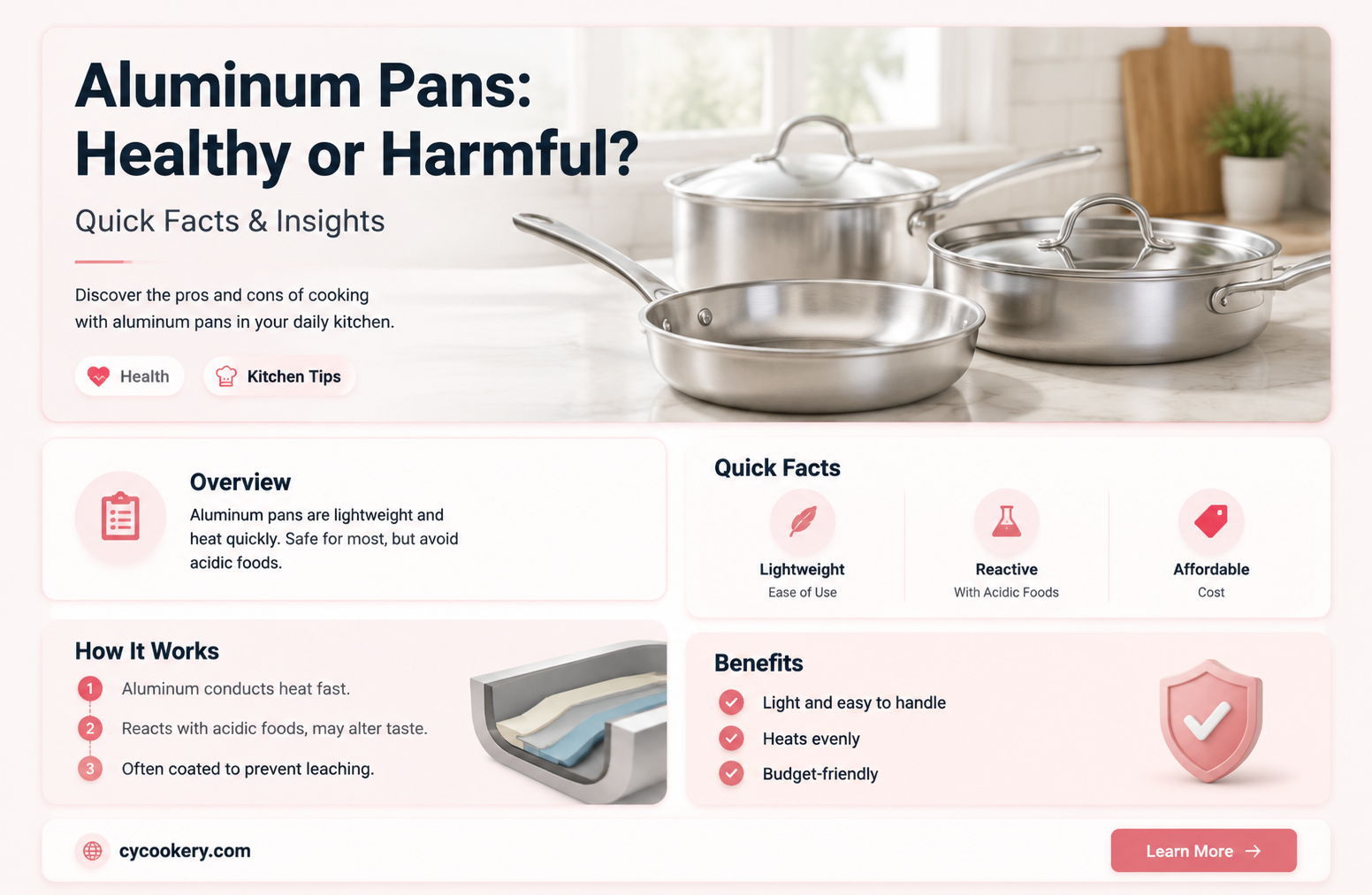 are aluminum pans bad