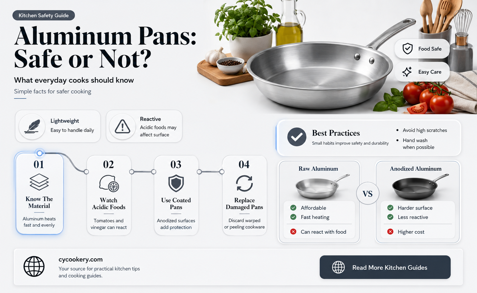are aliminuim pans safe