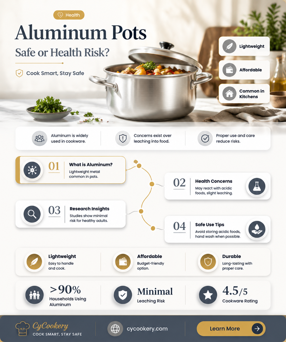 are aluminium cooking pots dangerous