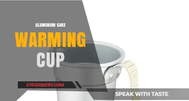 Elegant Aluminum Sake Warming Cup: Perfect Tradition Meets Modern Design