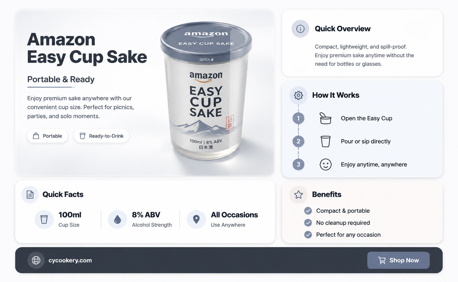 amazon easy cup sake