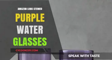 Elegant Amazon Long Stem Purple Water Glasses: A Stylish Table Setting Upgrade
