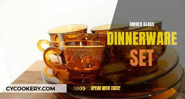 The Warm Radiance of Amber Glass Dinnerware