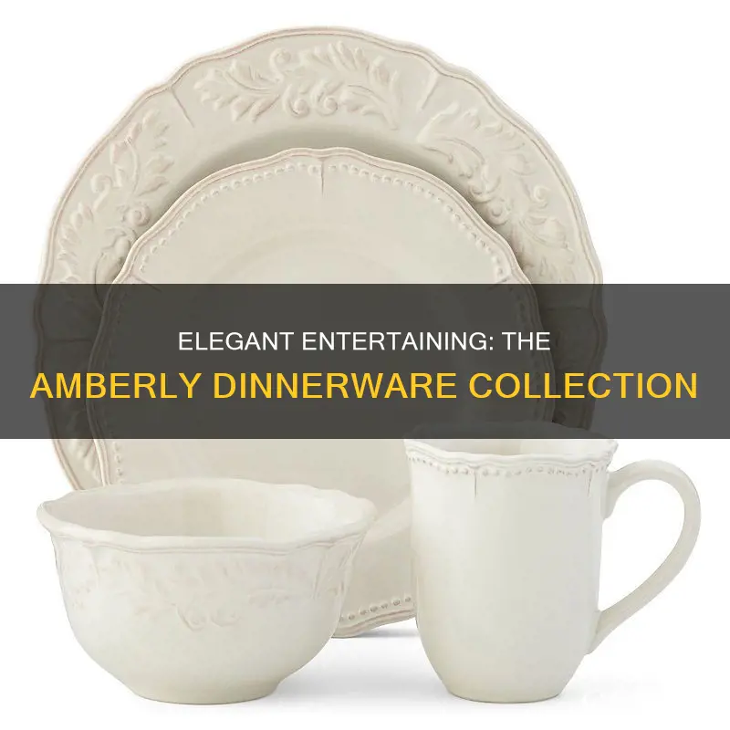 amberly 16 pc dinnerware set