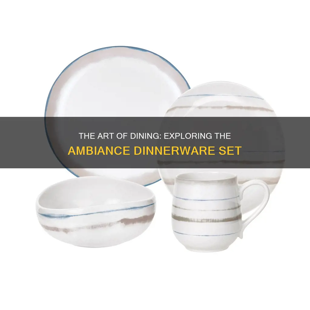 ambiance dinnerware set