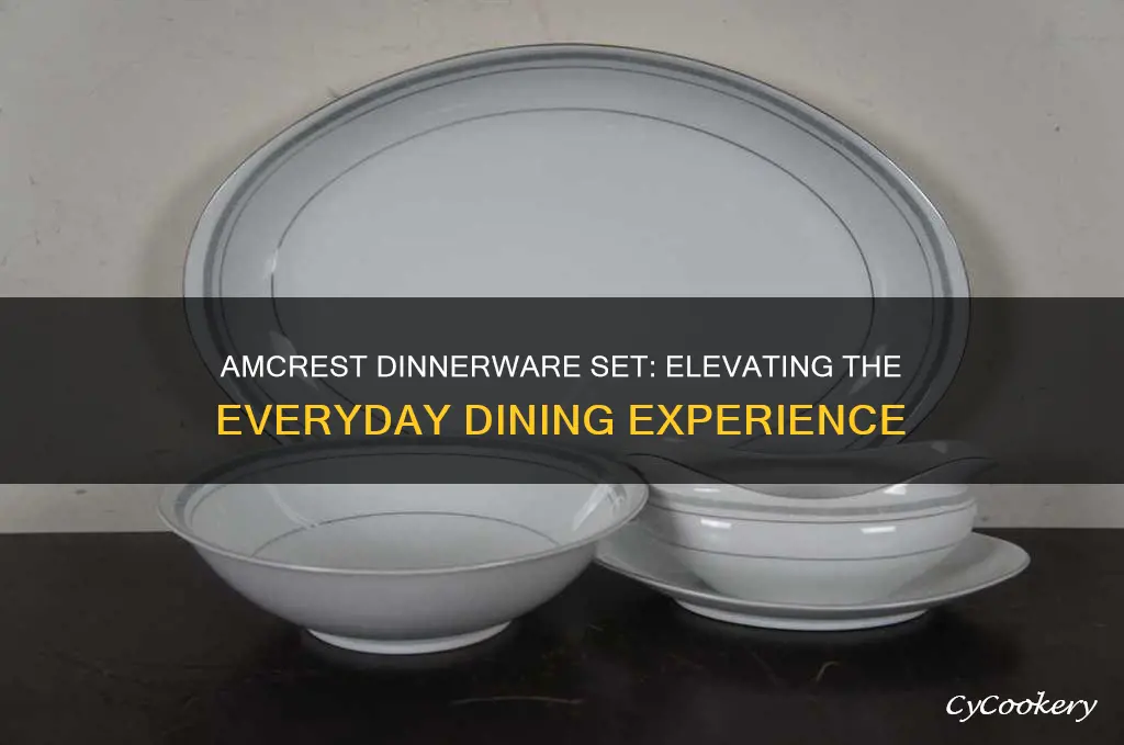 amcrest dinnerware set