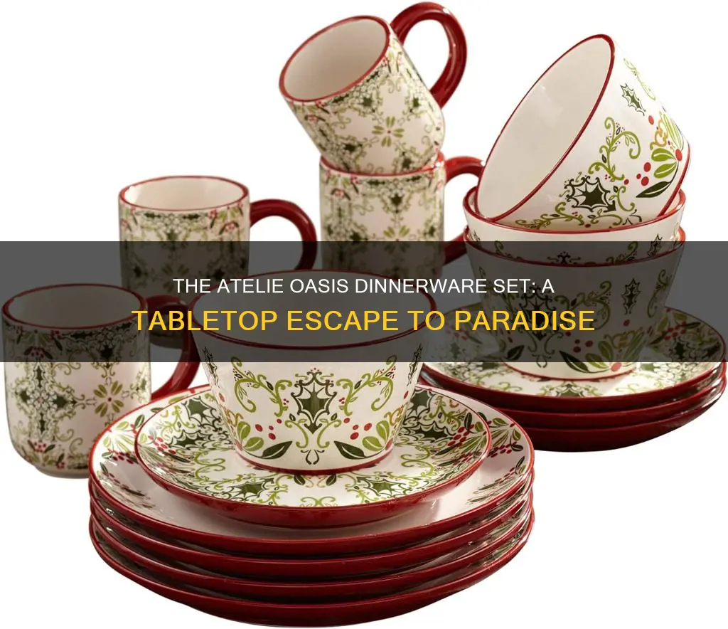 american atelie oasis dinnerware set