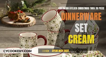 Holiday Hosting with the American Atelier Christmas Twig Dinnerware Set