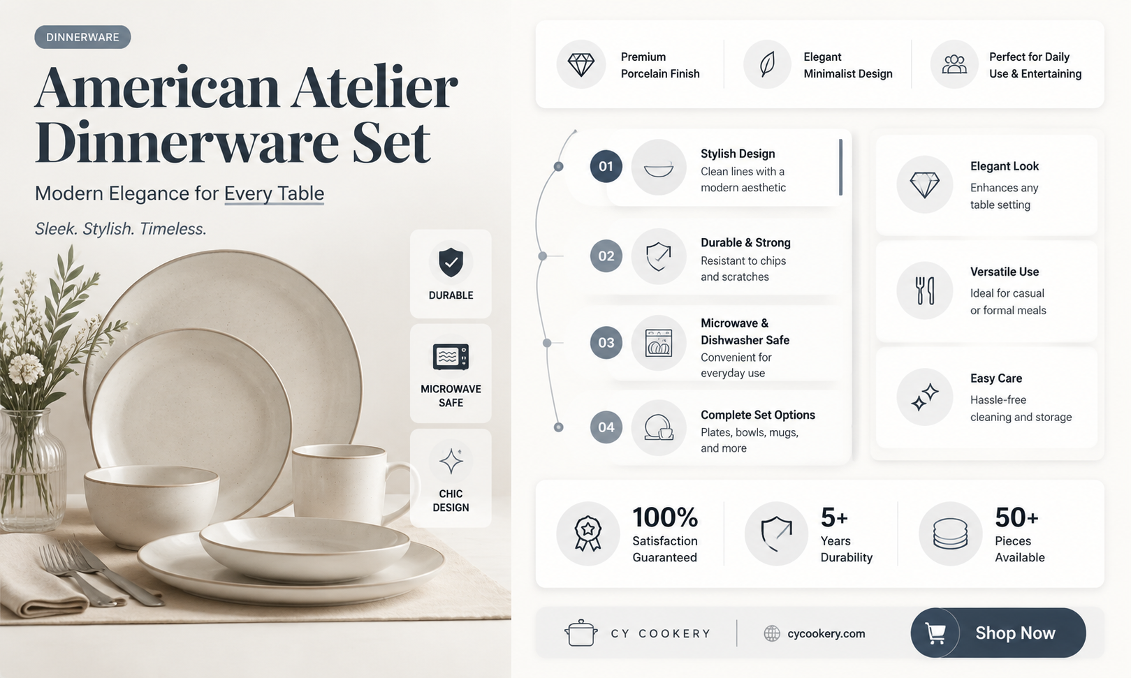 american atelier 16pc stoneware oasis dinnerware set pink white