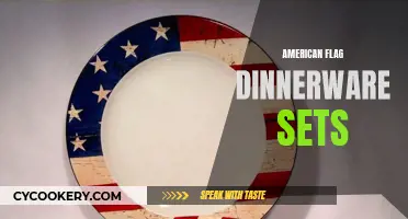 Patriotic Tableware: American Flag Dinnerware Sets for a Star-Spangled Celebration