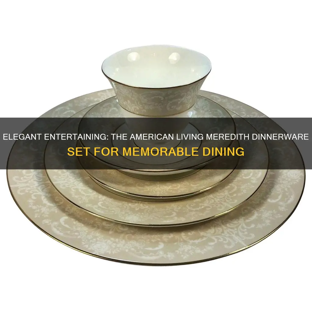 american living meredith dinnerware set 24