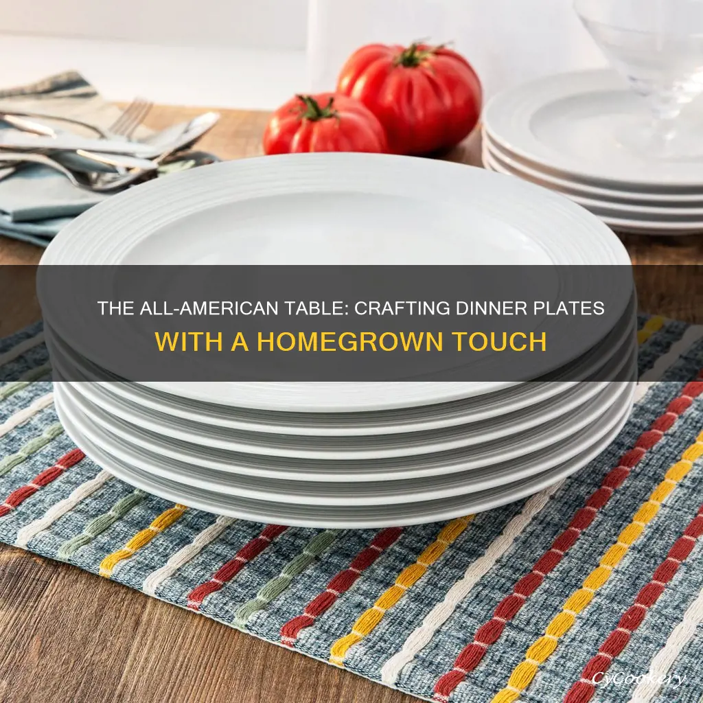 american made dinner plates