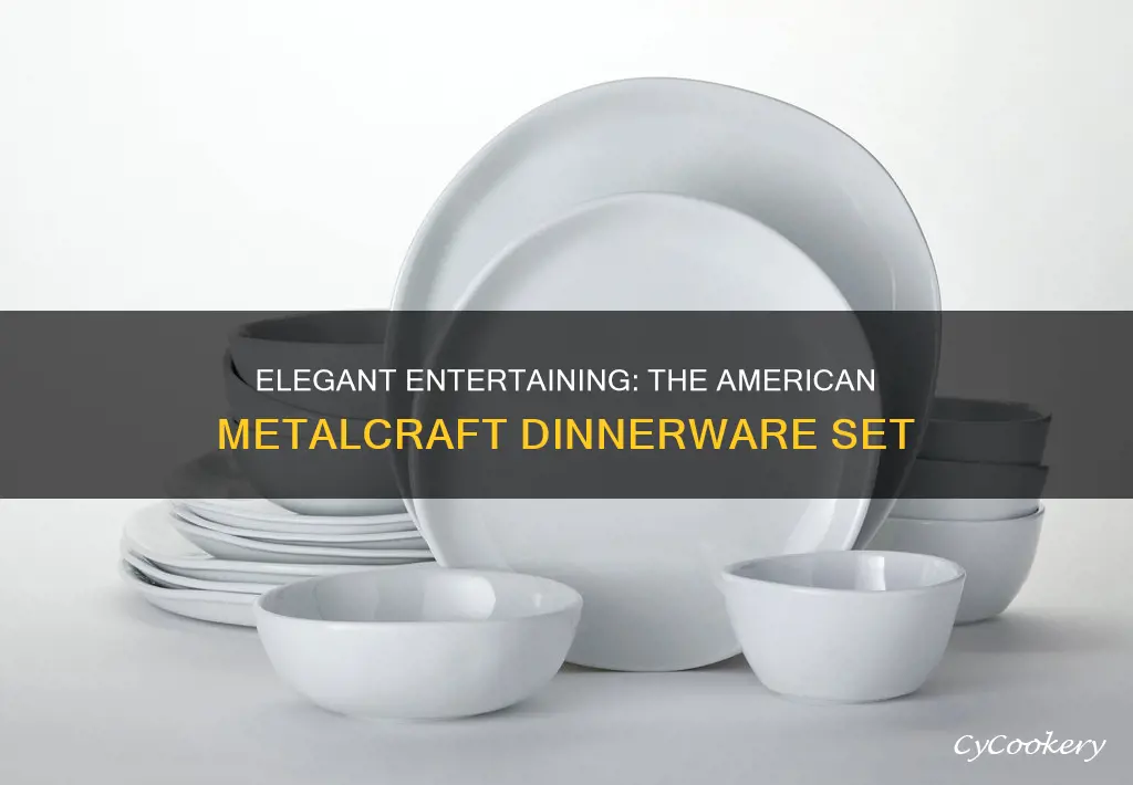 american metalcraft dinnerware set