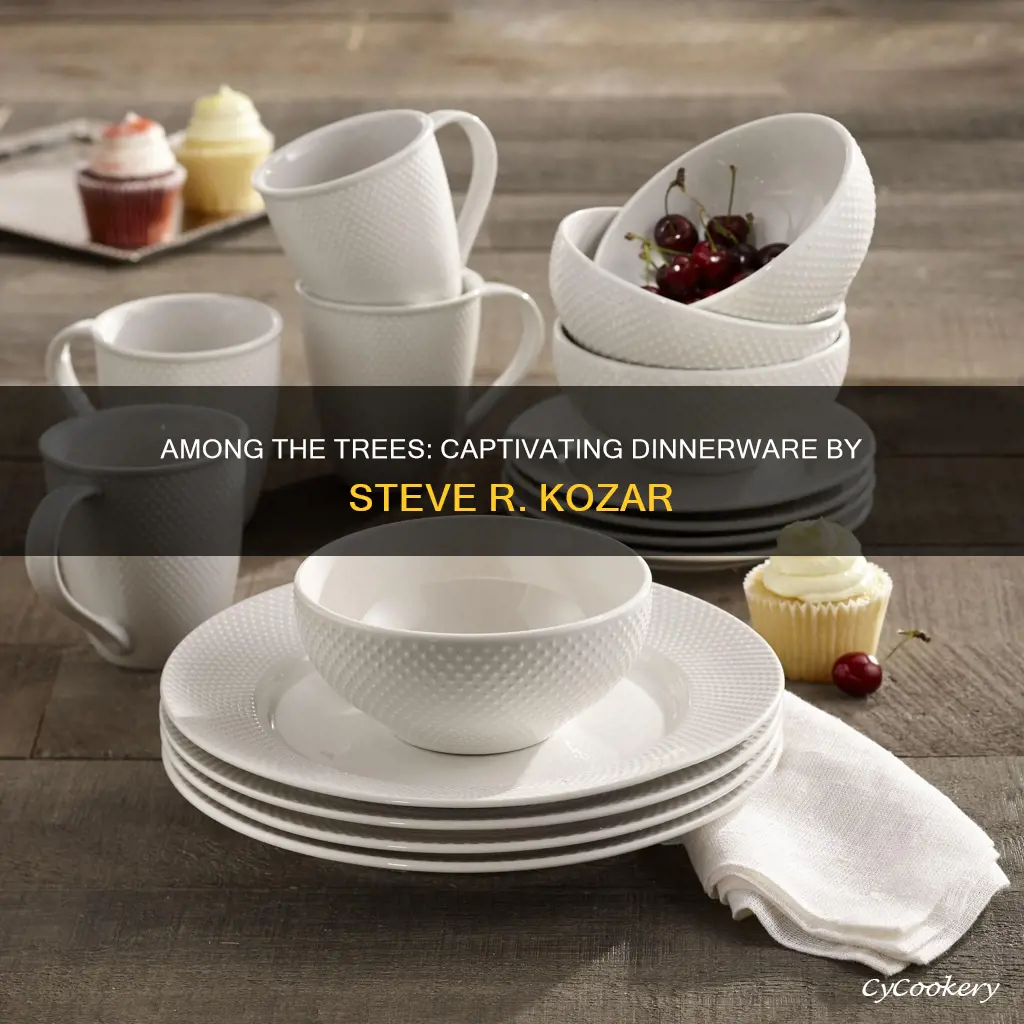 among the trees dinnerware set by steve r kozar