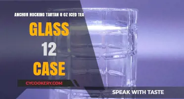 Anchor Hocking Tartan 8 oz Iced Tea Glasses: Perfect 12-Case Set