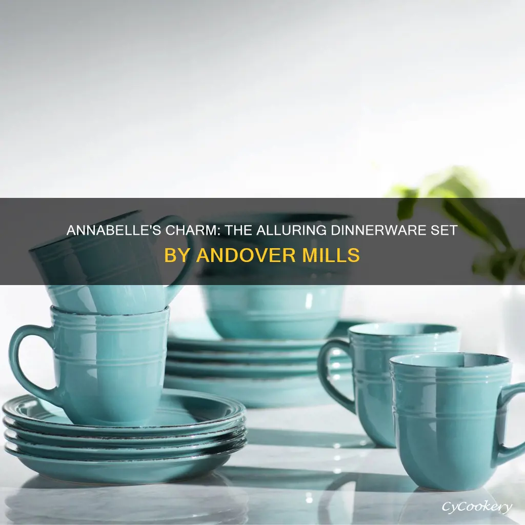 andover mills annabelle dinnerware set