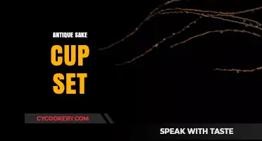 Elegant Antique Sake Cup Set: A Timeless Japanese Tradition
