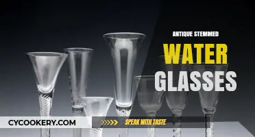 Elegant Antique Stemmed Water Glasses: Timeless Beauty and History