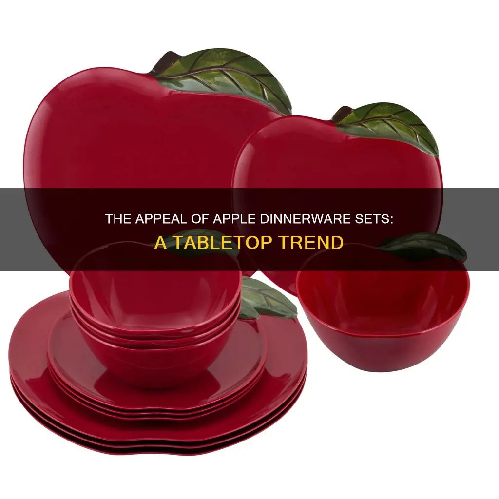 aplle dinnerware sets