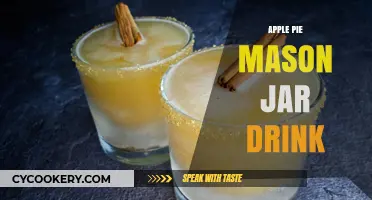 Apple Pie Mason Jar Drink: A Sweet, Spiced Sip in a Jar