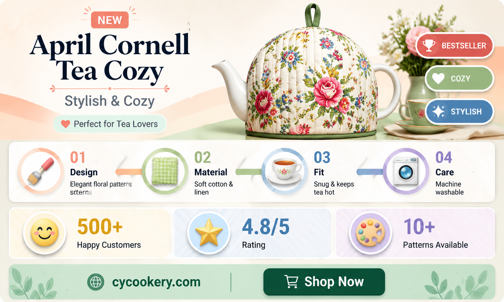 april cornell tea cozy