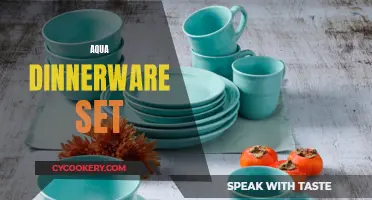 Aqua Dinnerware Set: Elevating Your Dining Experience
