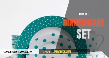 Aqua Dot Dinnerware Set: Elevating Your Dining Experience with a Splash of Color