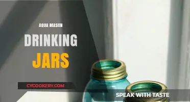 Stylish Aqua Mason Jars: Elevate Your Drinking Experience with Vintage Charm