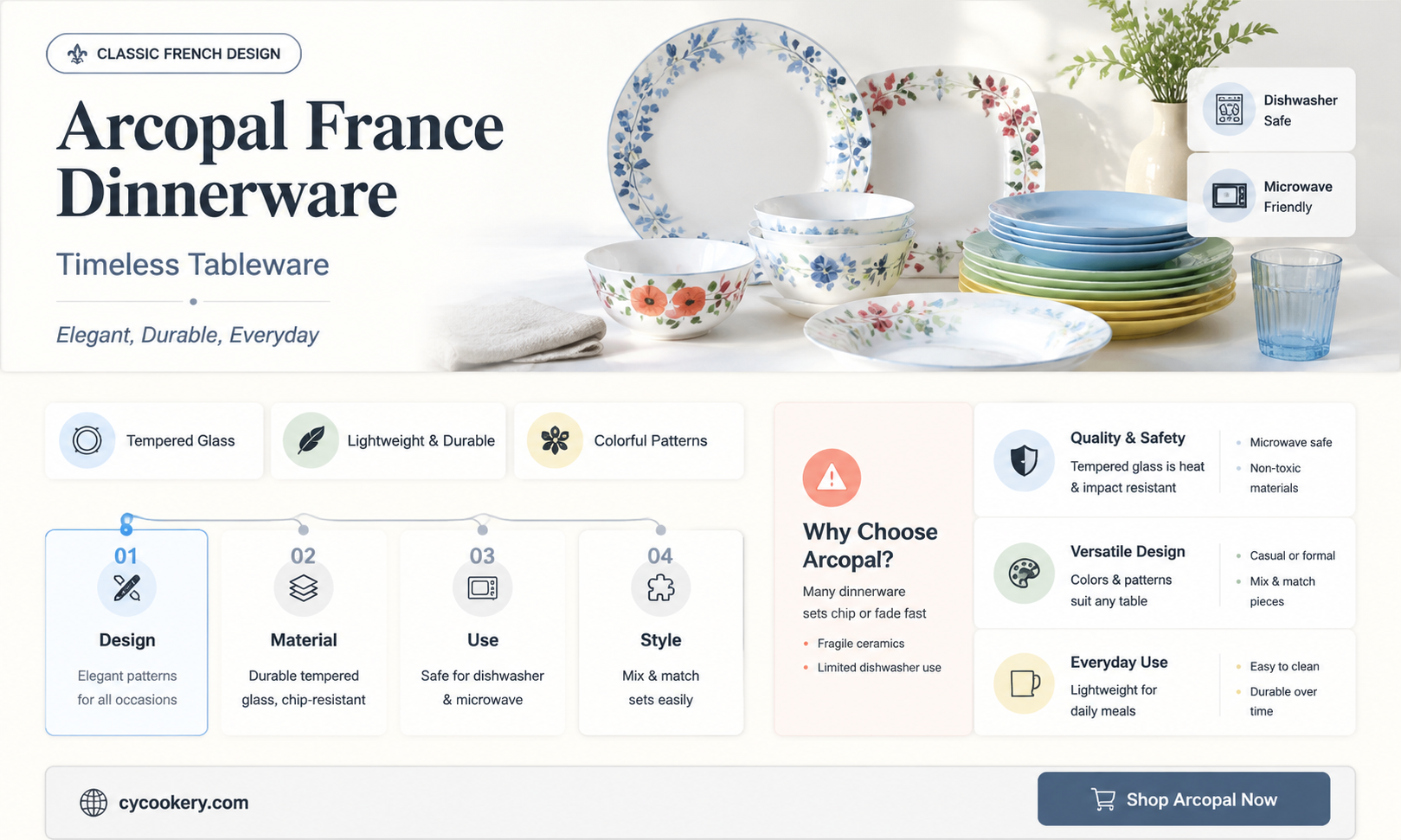 arcopal france dinnerware set