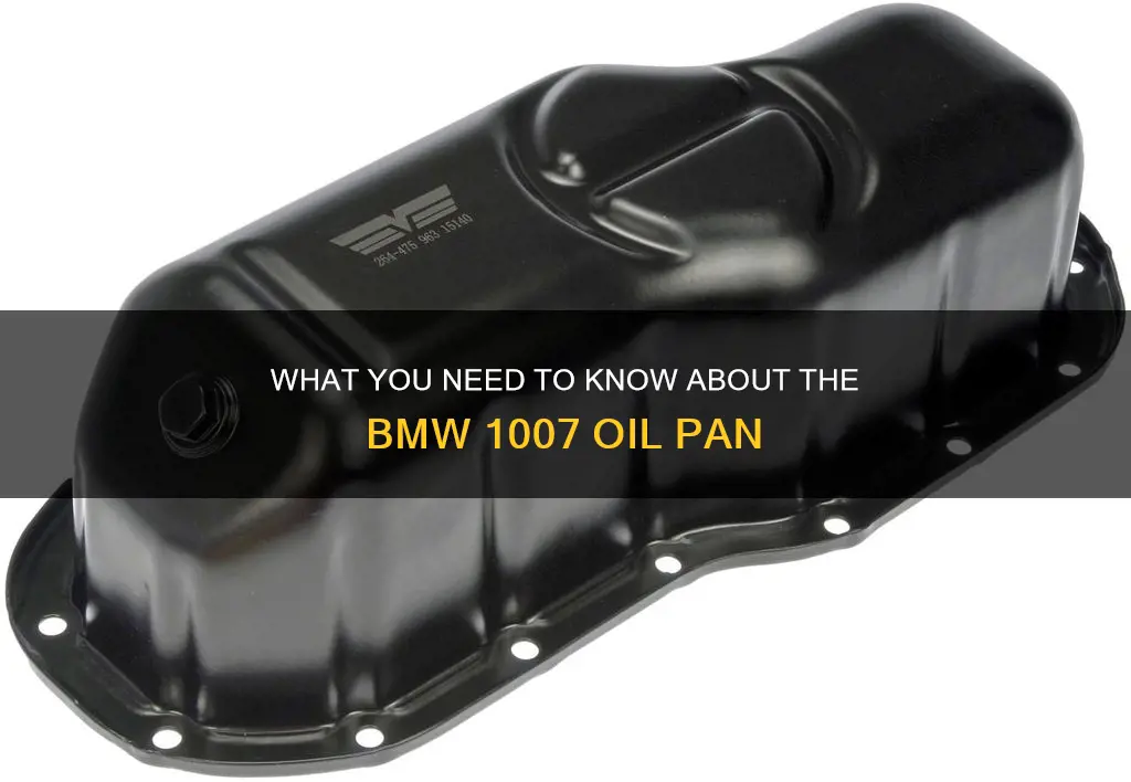 are 1007 oil pan