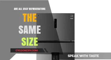 Are All 25cf Refrigerators the Same Size? Let's Find Out