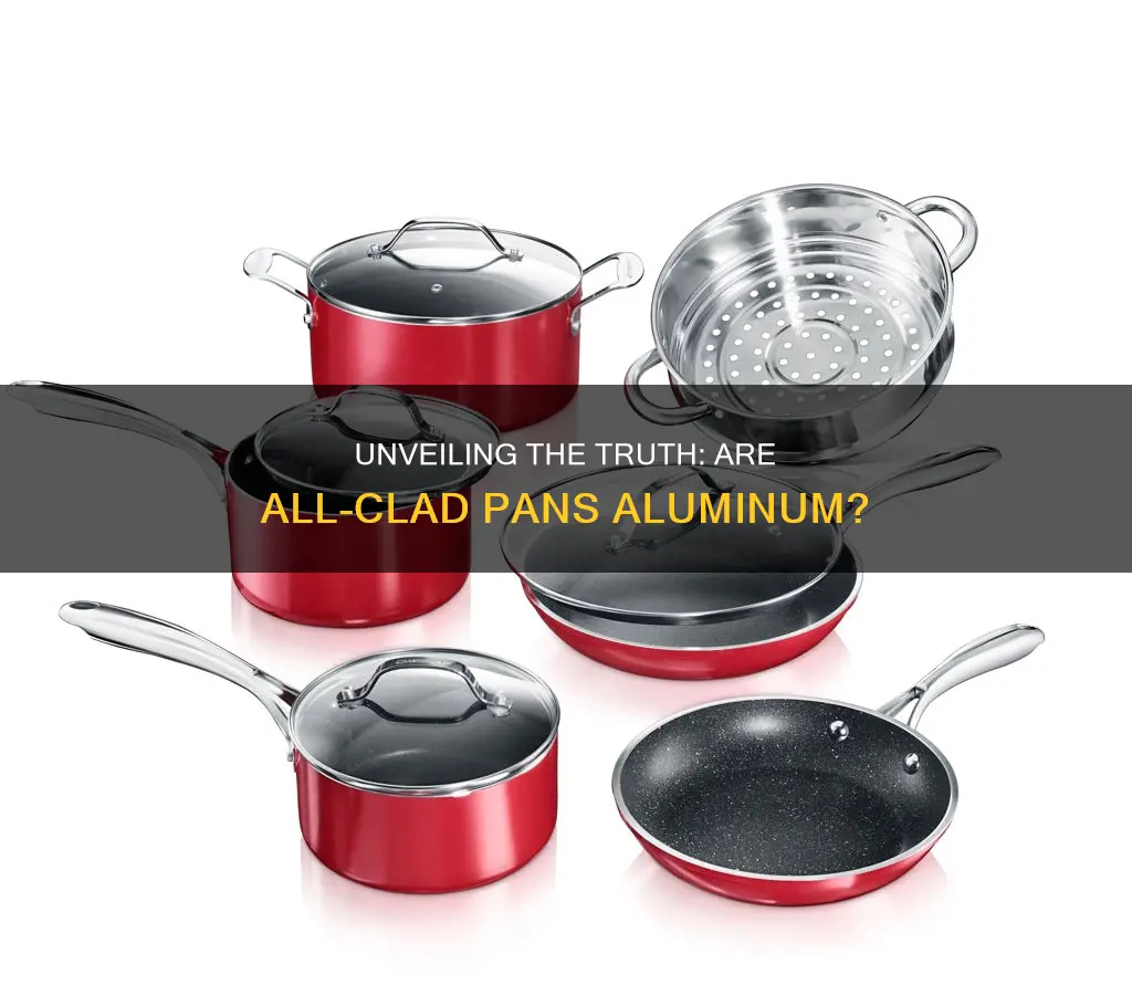 are all clad pans aluminum