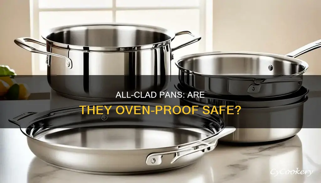 are all clad pans oven proof