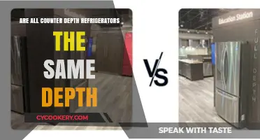 Are All Counter Depth Fridges Identical in Depth? Let's Explore