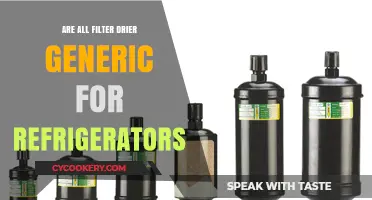 Are All Refrigerator Filter Driers Interchangeable? A Comprehensive Guide