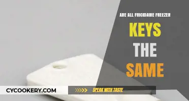 Are All Frigidaire Freezer Keys Universal? A Comprehensive Guide