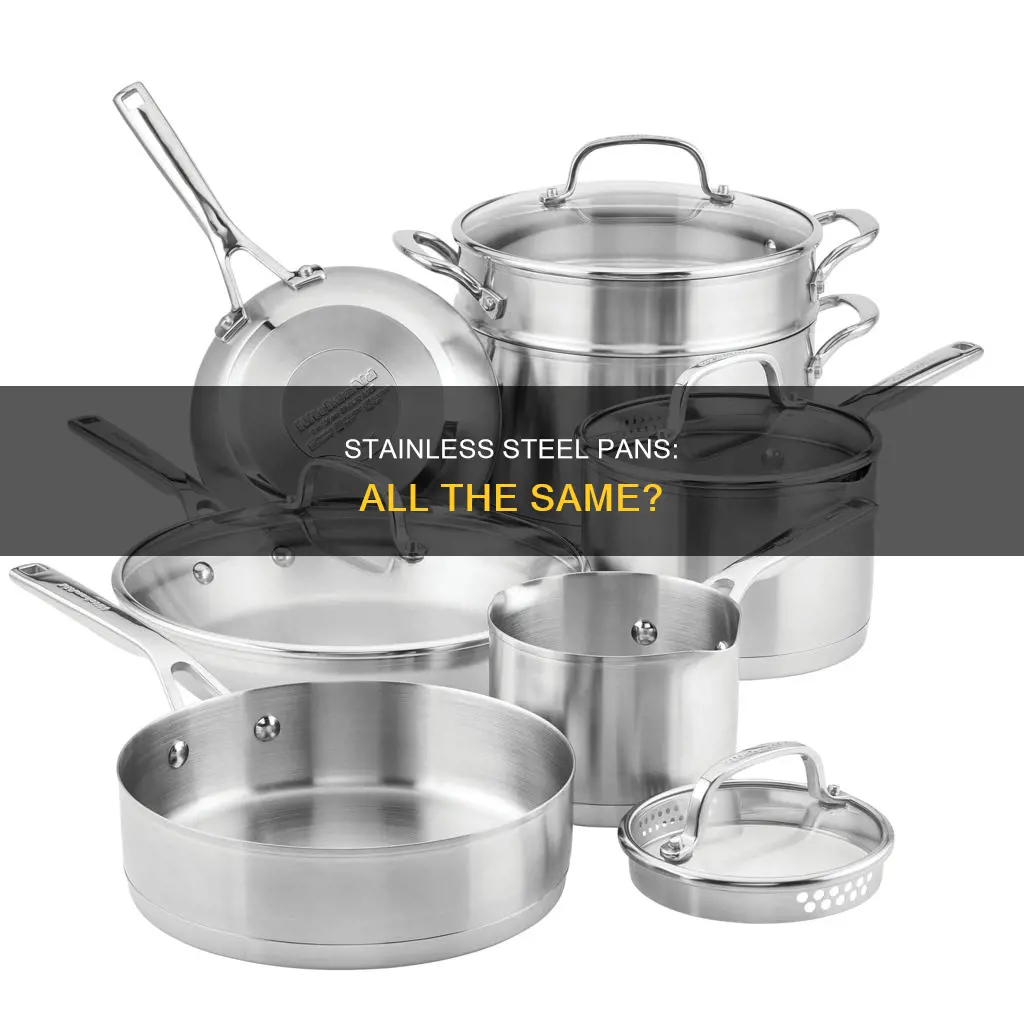 are all stainless steel pans the same