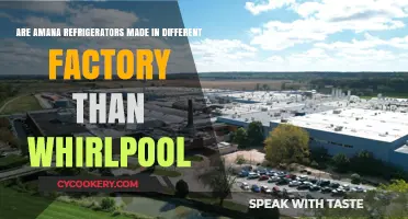 Amana vs. Whirlpool: Are Their Refrigerators Made in Separate Factories?