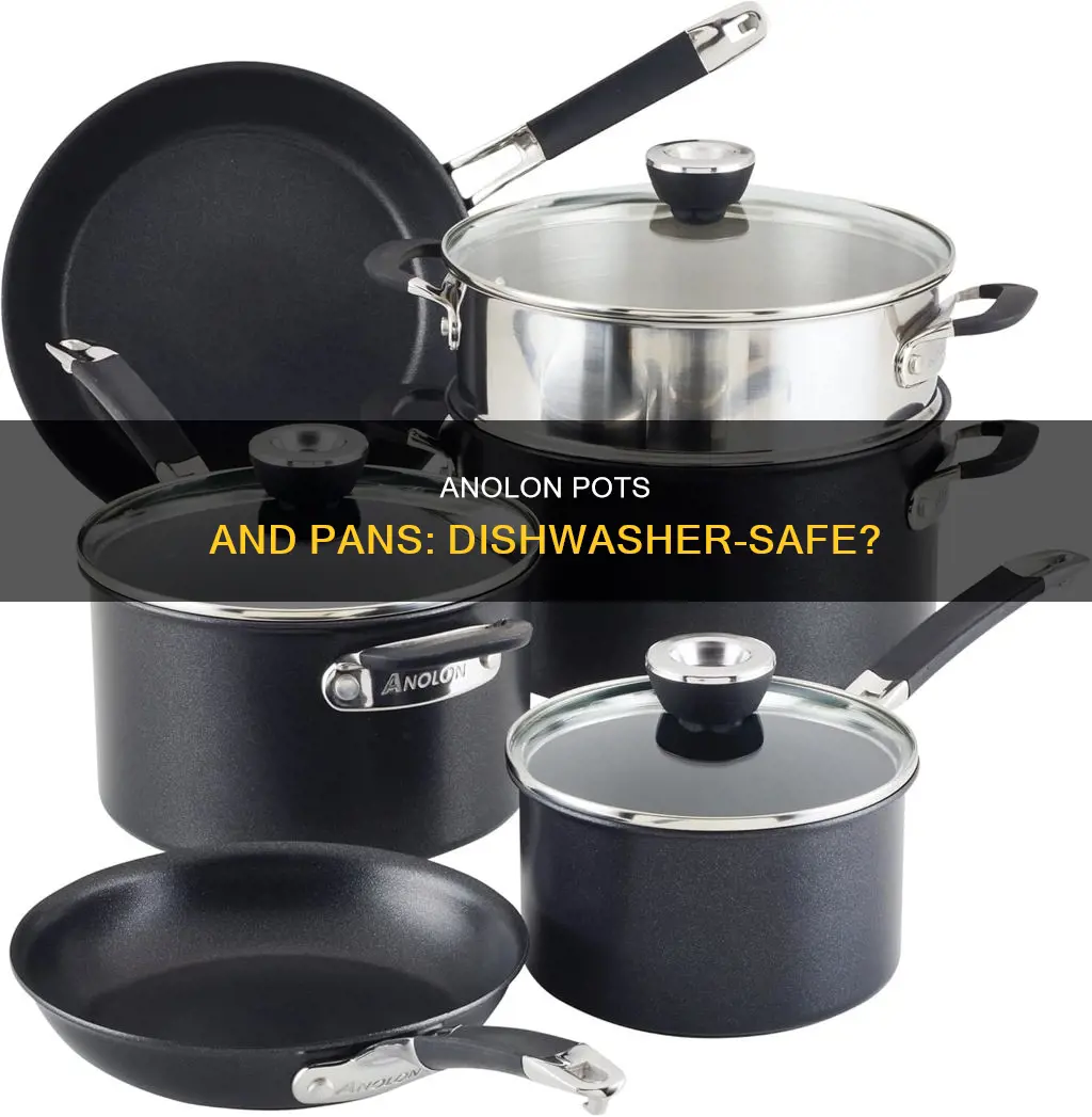 are anolon pots and pans dishwasher safe