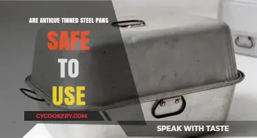 Are Antique Tinned Steel Pans Safe for Modern Cooking?