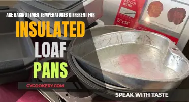 Insulated Loaf Pan Baking: Temperature and Time Variations Explained