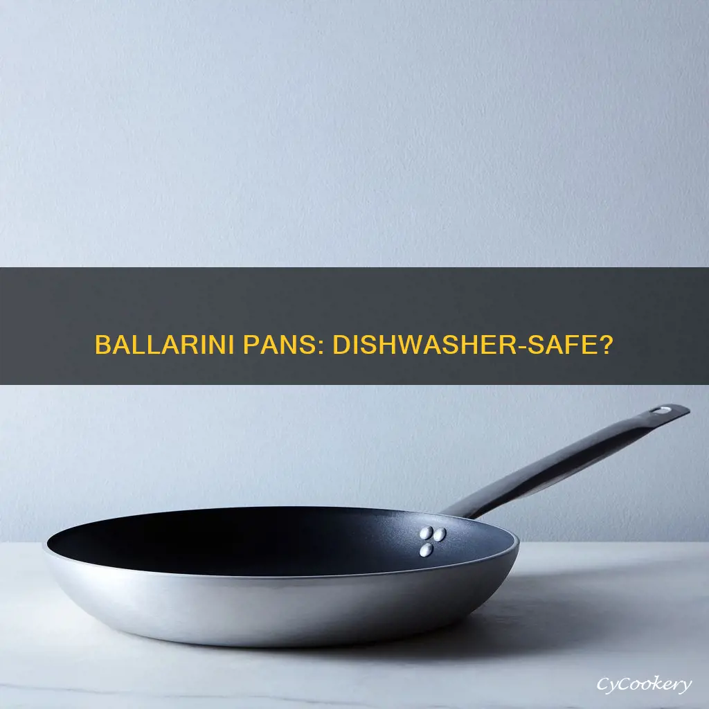 are ballarini pans dishwasher safe