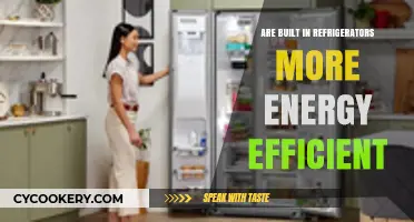 Built-In Refrigerators: Are They Truly More Energy Efficient?